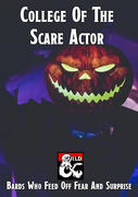 College Of The Scare Actor